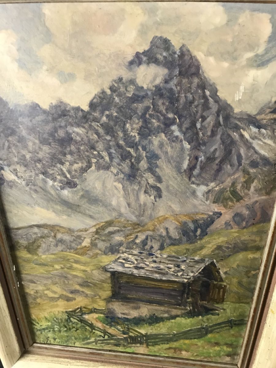 Gemälde: KUNKLER FRITZ 1888-1971 Arosa – Gebraucht aus Wolfhalden von SecondAntique 3