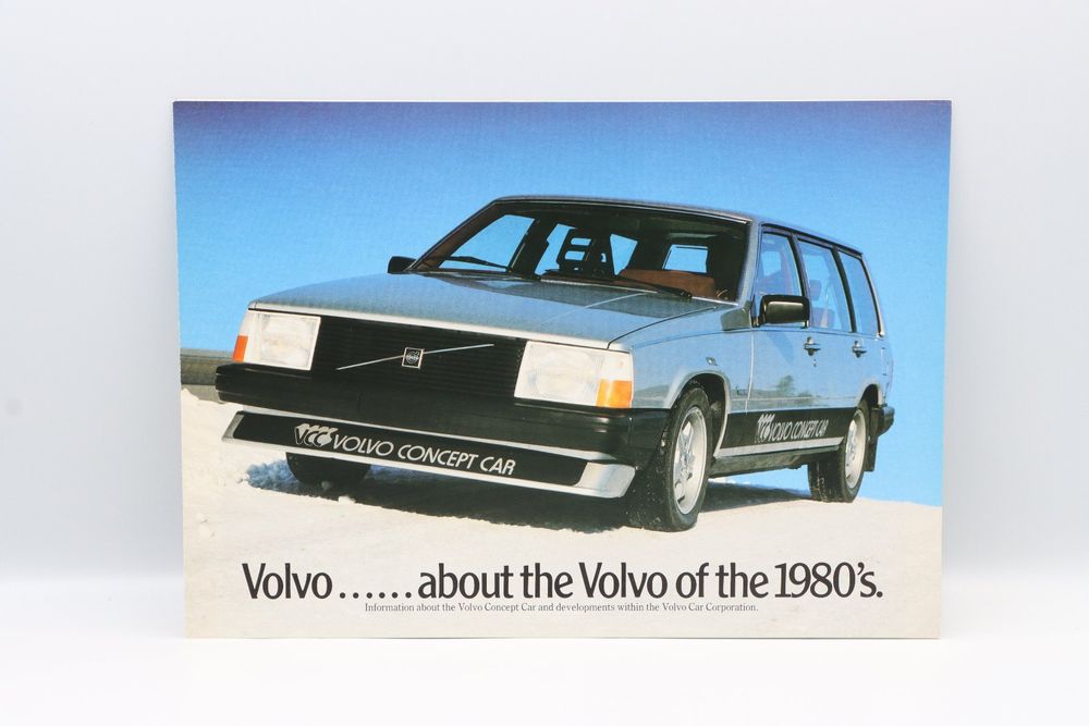 Volvo VCC Concept Car 1980 Prospekt | Kaufen auf Ricardo