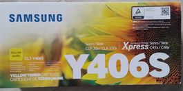 Original Samsung CLT-Y406S Gelb Toner - Originalverpackt