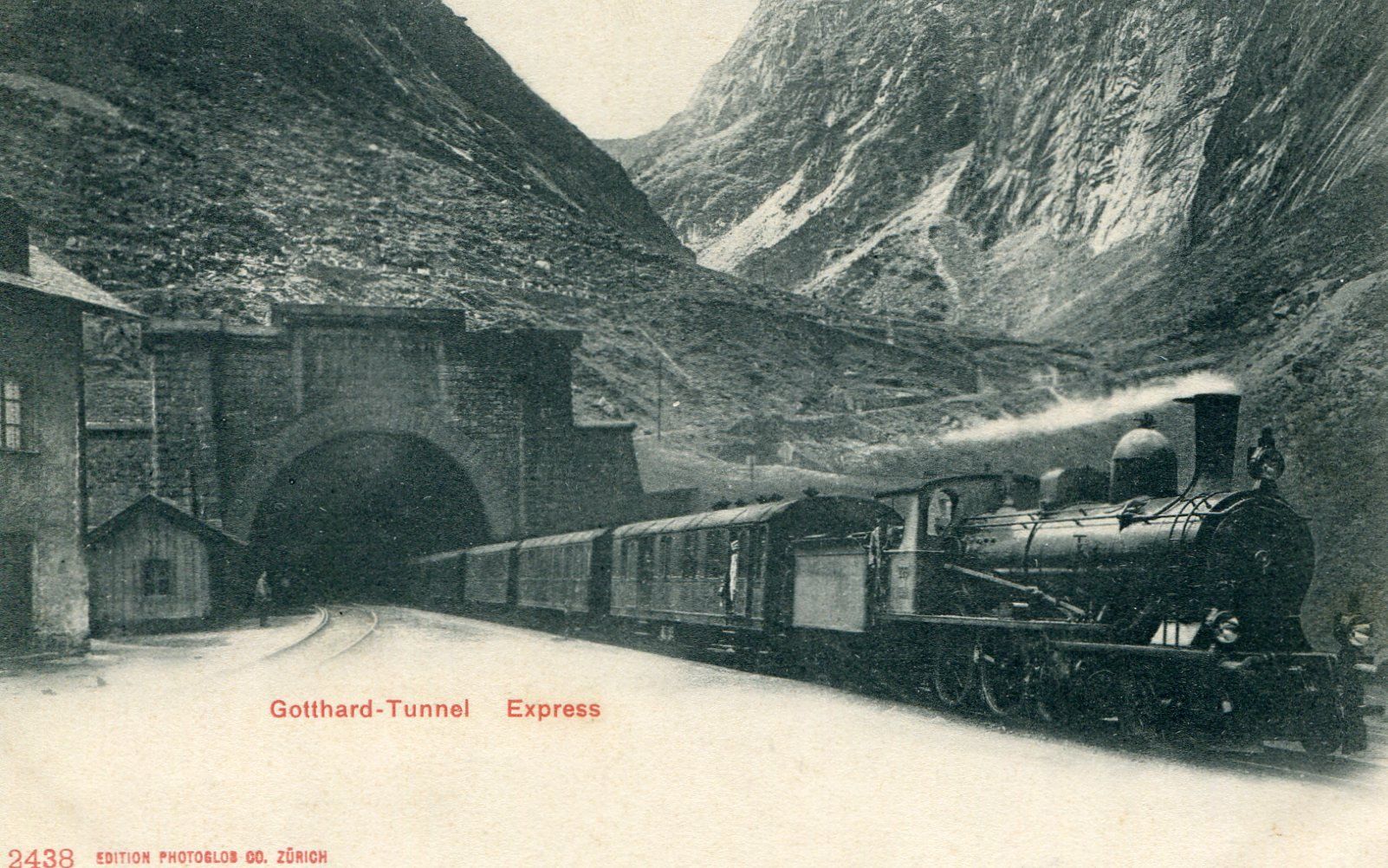 Ansichtskarten: Gotthard tunnel - Express – Gebraucht aus Les Avants von Jaman7