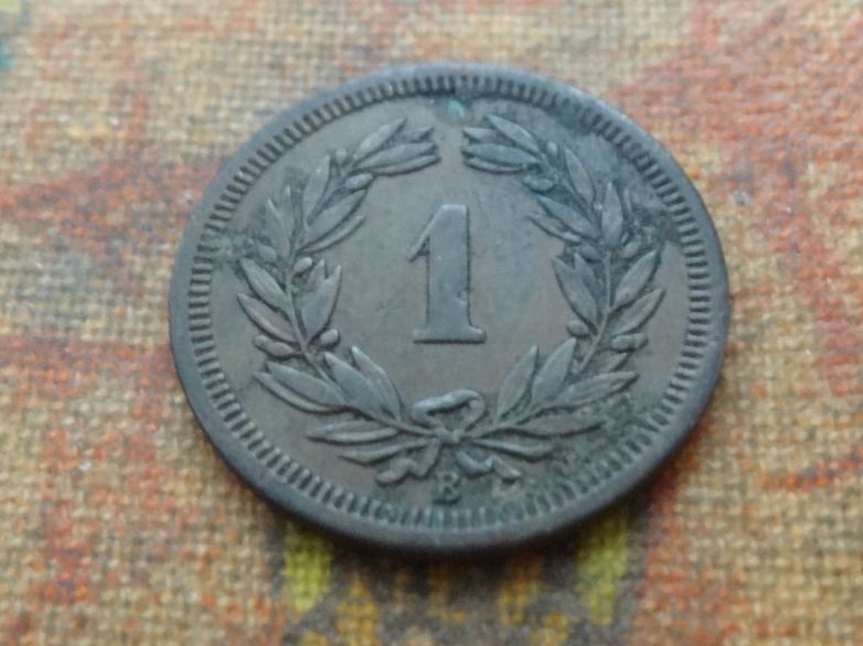 Tutti le monete: 1 Rp. 1864 – Usato da Romanel-sur-Lausanne venduto da Swift13 1