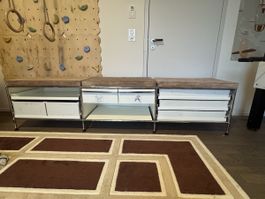 USM Sitzbank Sideboard mit Stauraum und vielen Extras