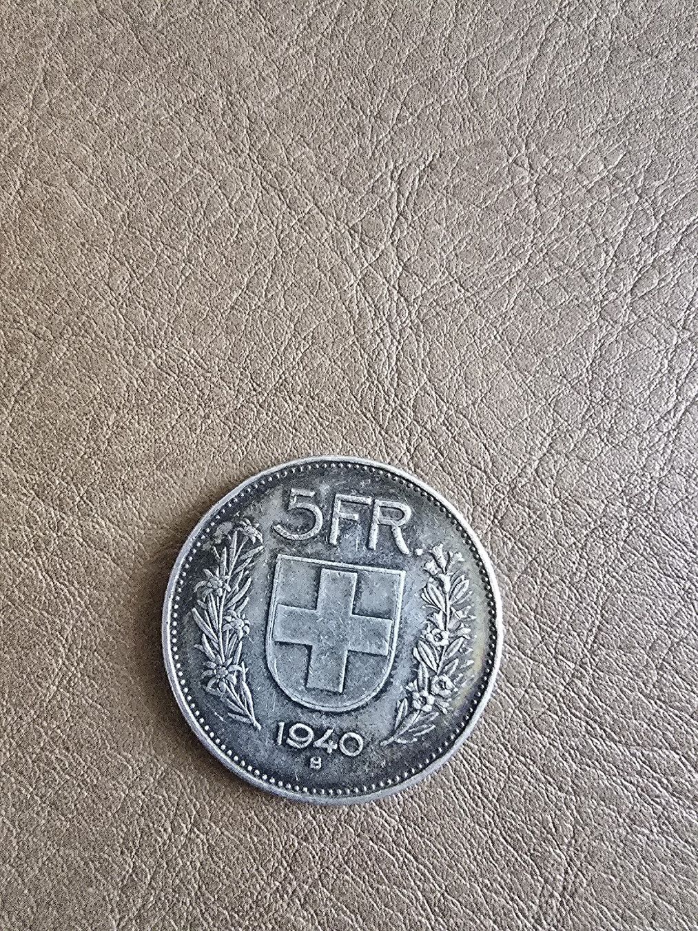 Tutti le monete: Münze 5 Fr. 1940 – Usato da Thayngen venduto da myPoncho