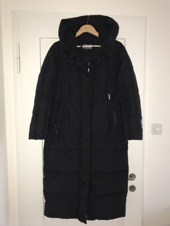 Khujo Wintermantel Daunenmantel schwarz Gr. S