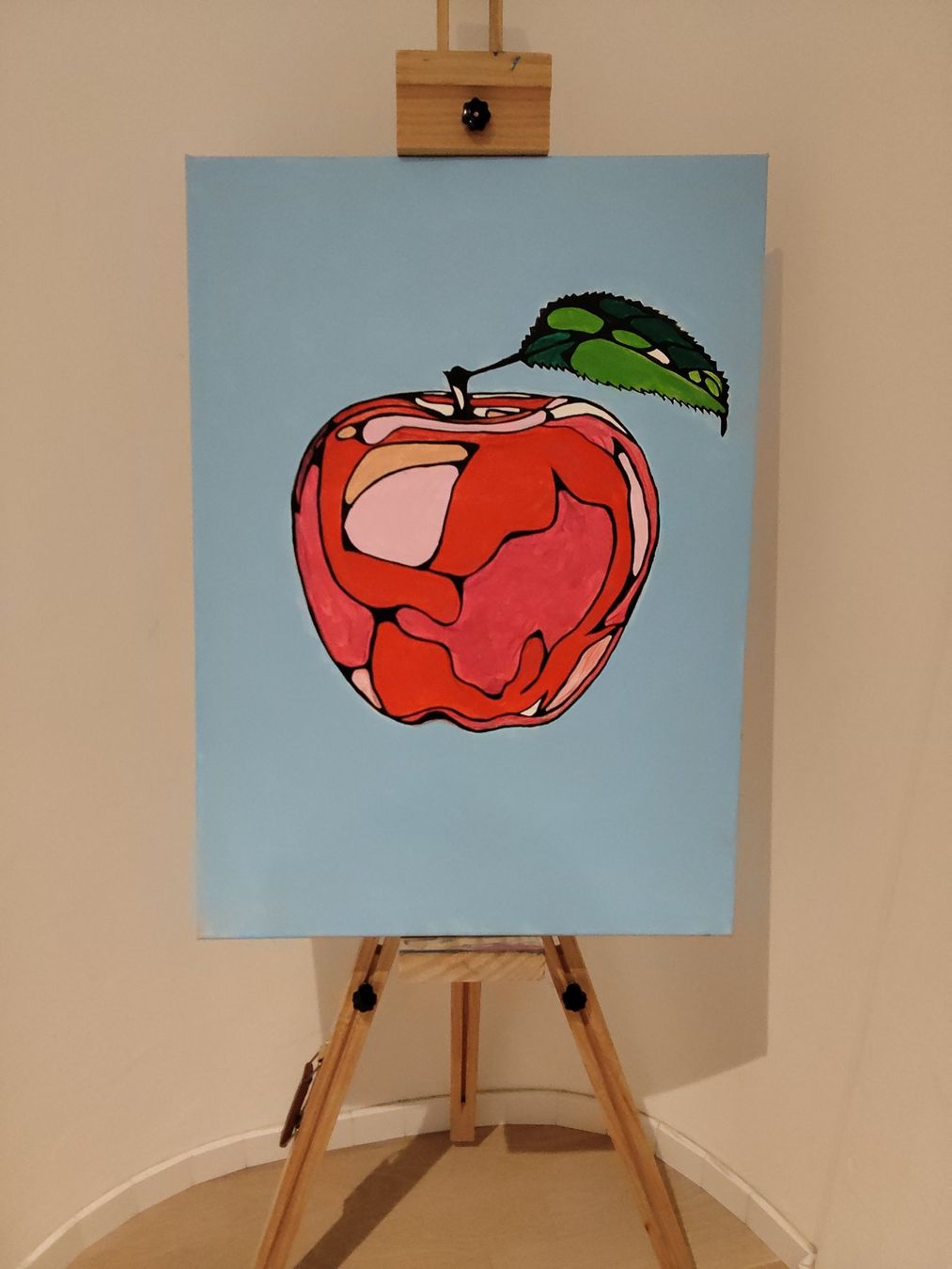 Dipinti: Acrylic painting "Apple" , 50 cm x 70 cm – Nuovo (secondo la descrizione) da Bellikon venduto da MellonCollieMitTwint 4