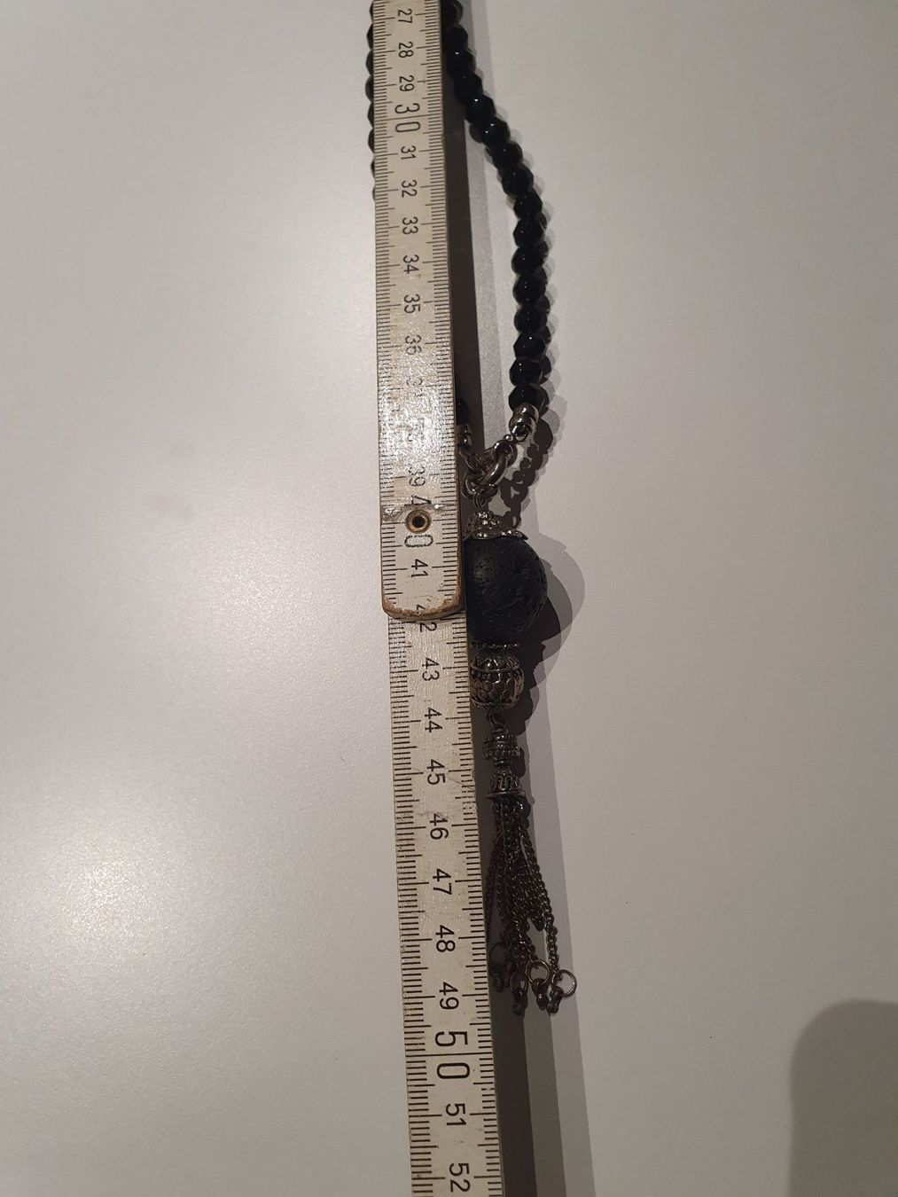 Catenine: Lange Perlenkette, schwarz Modeschmuck – Usato da Heinrichswil venduto da sabi2809 1