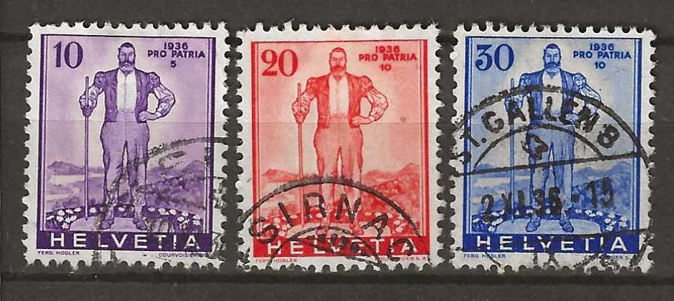 Tutti i francobolli: PP036 - Pro Patria 1936 obl. – Usato da Trélex venduto da Phil_Albert