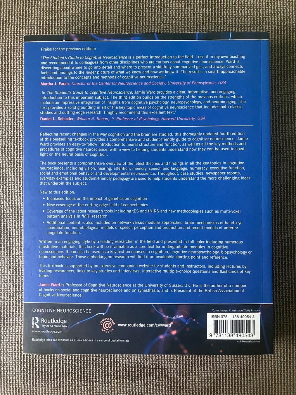 Libri: The Student's Guide to Cognitive Neuroscience 4th Ed. NEU – Nuovo (secondo la descrizione) da St. Gallen venduto da ti_7knv 1