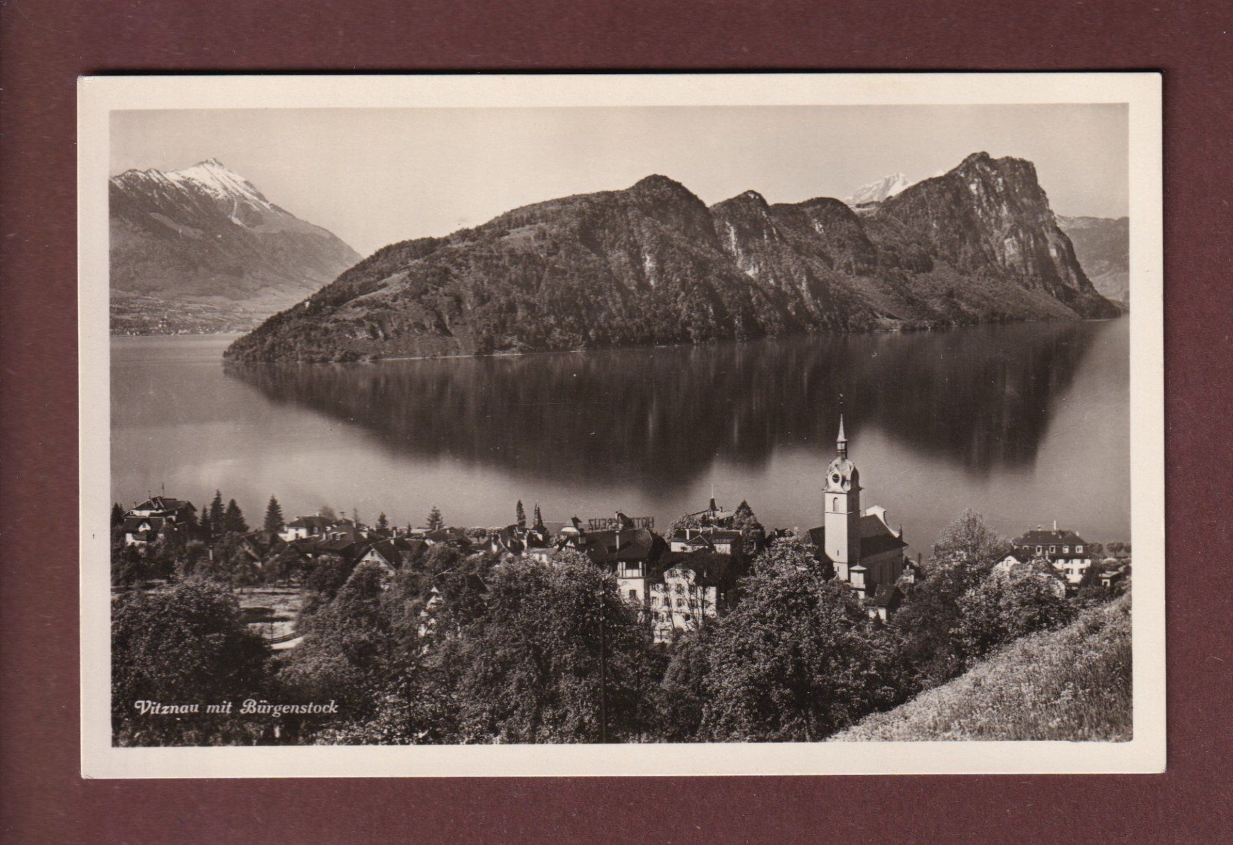 Cartoline postali: VITZNAU - Bürgenstock – Usato da Pully venduto da nicecards-shop