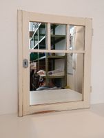 Vintage Upcycling Fenster-Spiegel - Shabby Chic