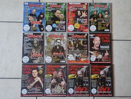 12x Rock Hard & Metal Hammer DVD's