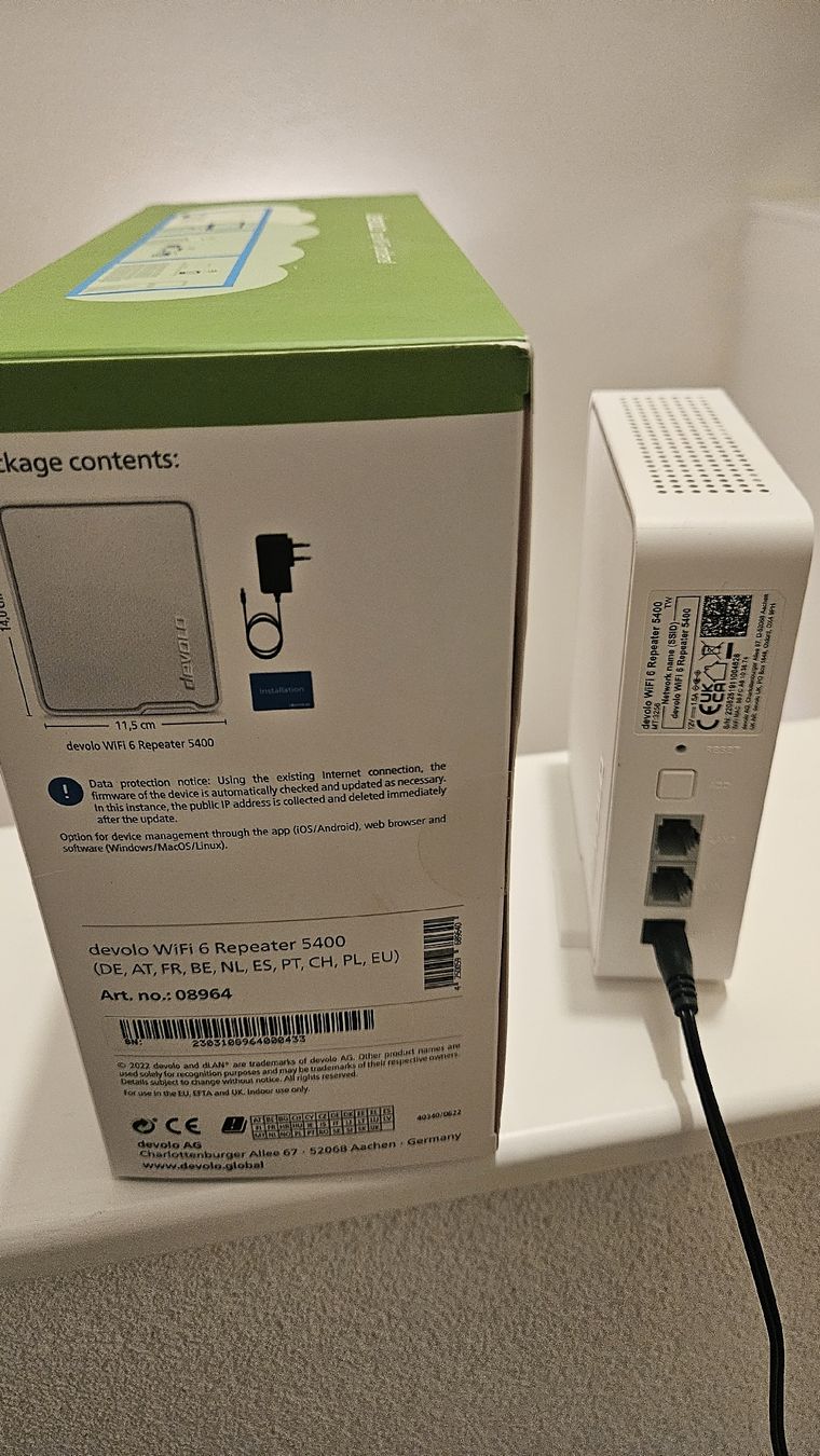 Devolo WiFi: Devolo Wifi 6 Repeater 5400 – Usato da Tägerig venduto da lavazza71 1