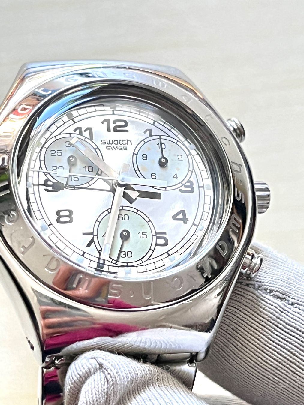 Swatch Orologi: Swatch Irony Chrono, Edelstahl – Usato da Grenchen venduto da chththl 8