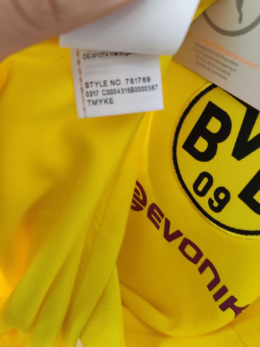 Puma Leibchen & Hosen: Borussia Dortmund 2017/18 Trainingstrikot (M) – Neu (gemäss Beschreibung) aus Basel von Ringolero 4
