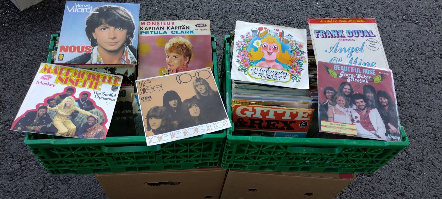 Dischi in vinile: Single Schallplatten – Usato da Inkwil venduto da Mvoyager 1