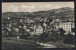 Wetzikon, Wegpartie mit Blick auf die Or