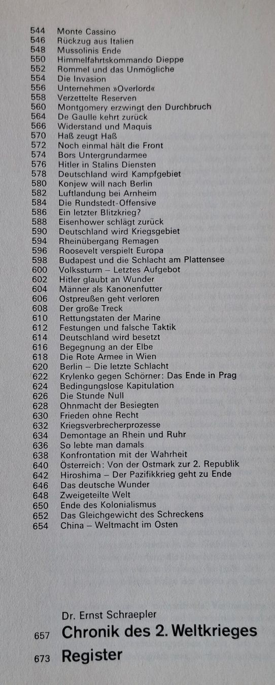 Bücher: Der Zweite Weltkrieg Bilder Daten Dokumente – Gebraucht aus Grenchen von Schlussliecht 6