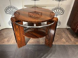 Table basse art déco palissandre de Rio 