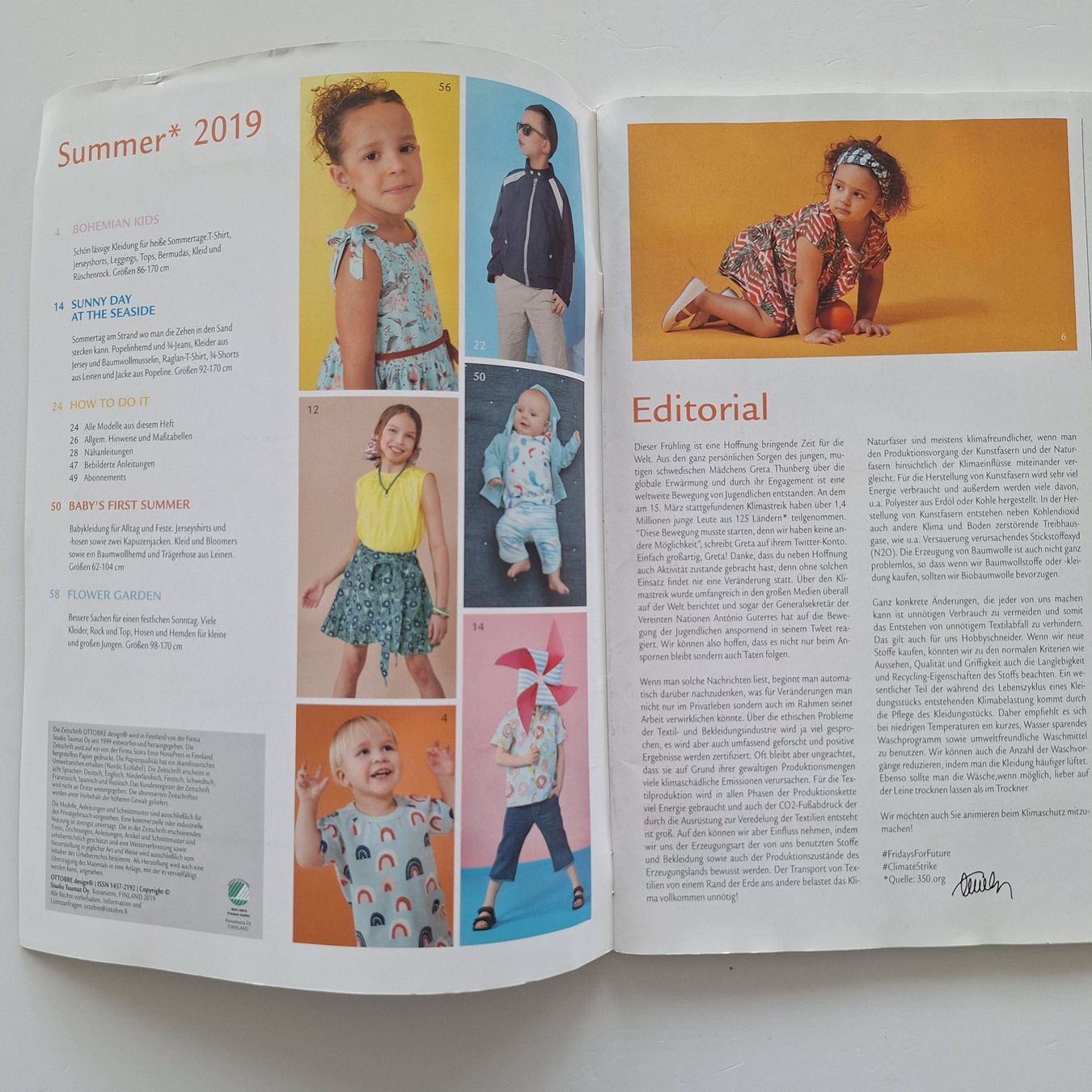 Schnittmuster: Ottobre - Sommer - 3 / 2019 – Gebraucht aus Basel von Kunterbunt12 1