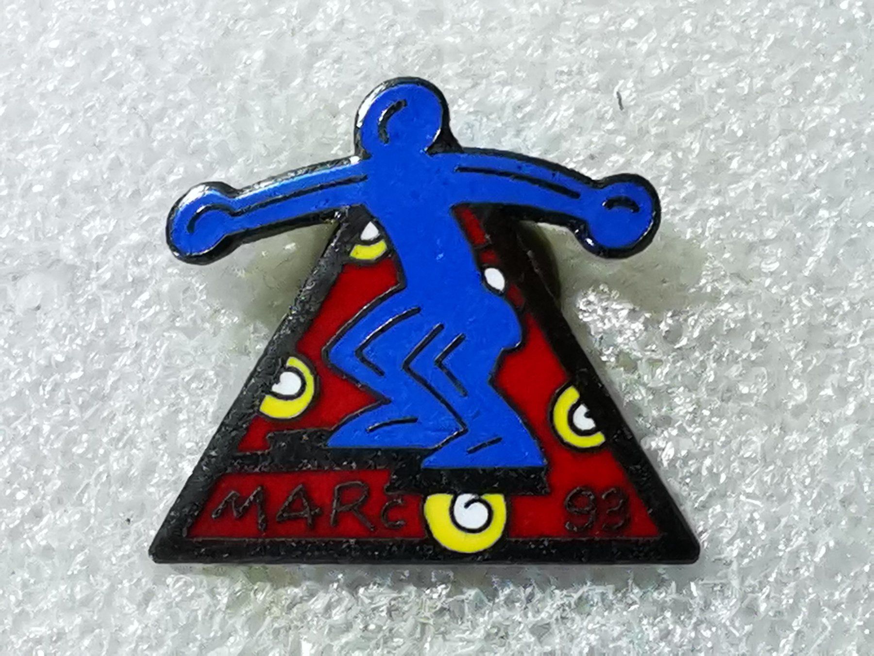 Placchette & Badge: Ansteckpin 46: Marc 93 Pin Börse – Usato da Oppligen venduto da Pin-Fall-Shop