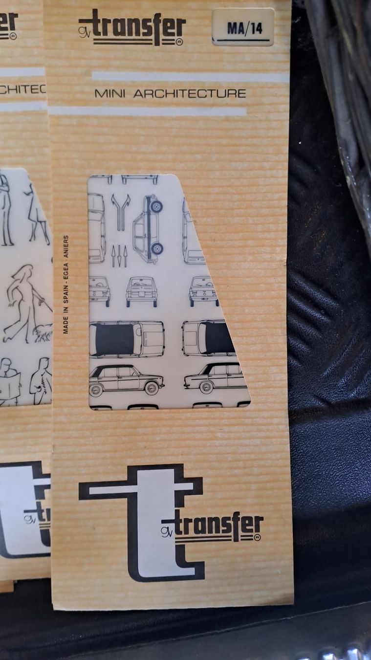 Baukästen: Calque architecte 6 pièces  les années 90s – Neu und originalverpackt aus Bernex von Dariafr 1