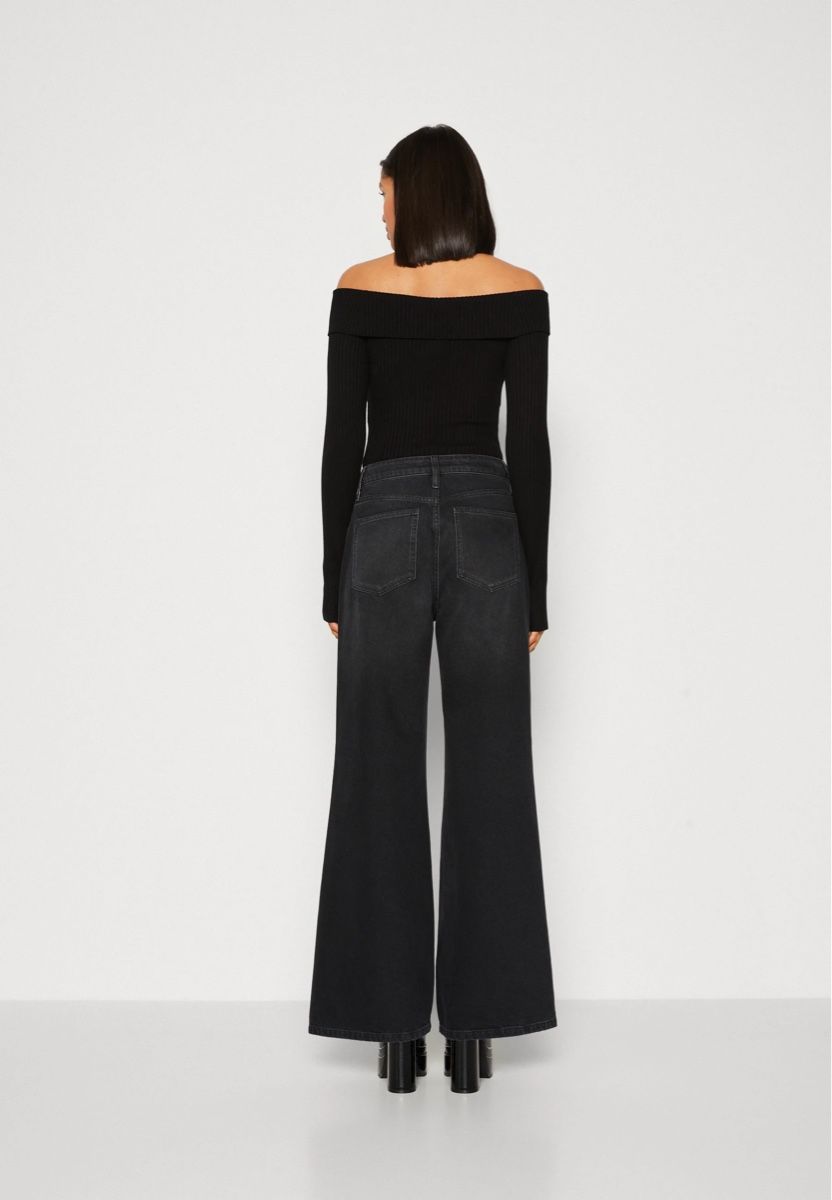 Jeans: Flared Jeans  / Culotte - black denim – Nuovo e nell'imballaggio originale da Zürich venduto da luxuryoutlet1 2