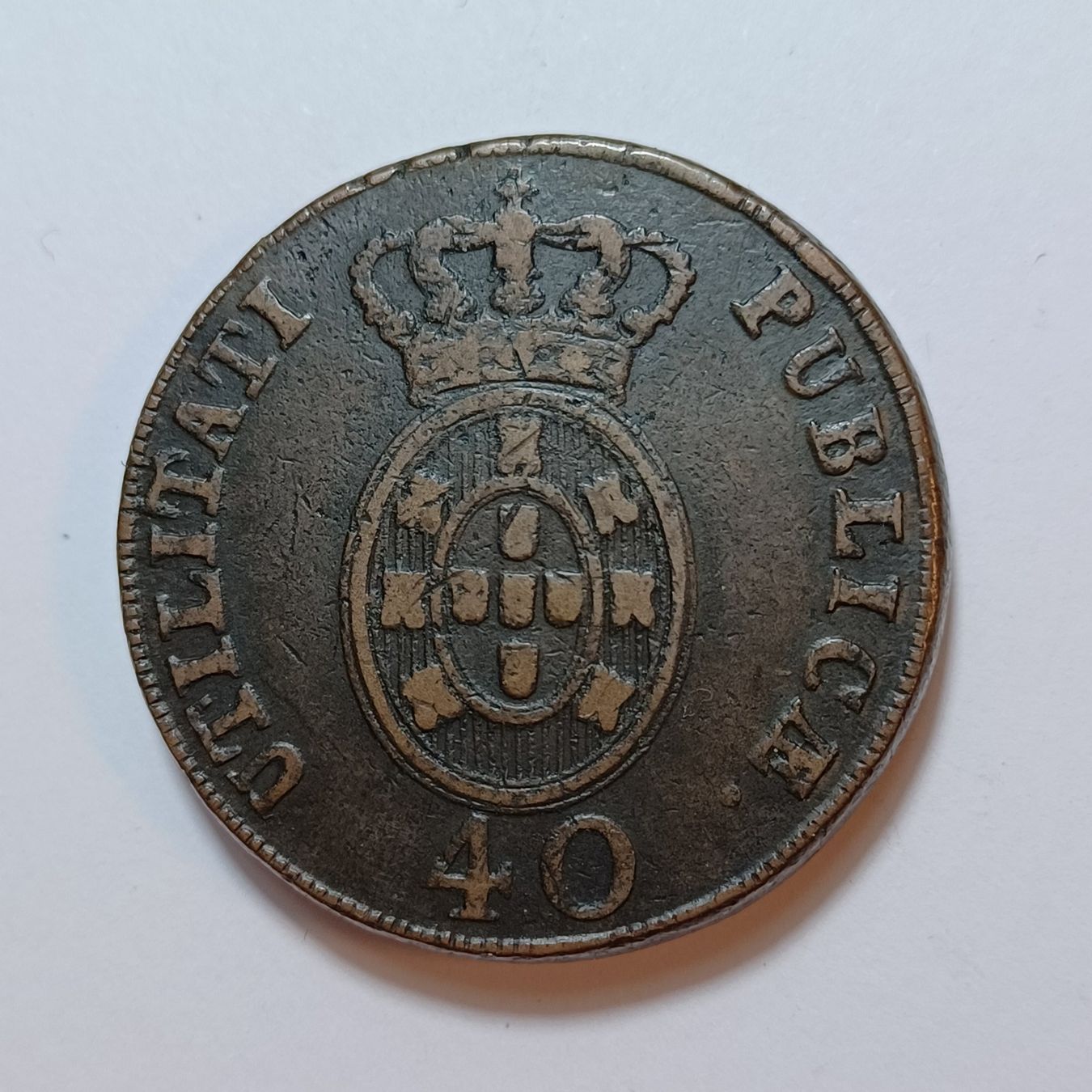 Tutti le monete: 40 Reis 1812 Portugal – Usato da Pfäffikon ZH venduto da Welt_Muenzen 1