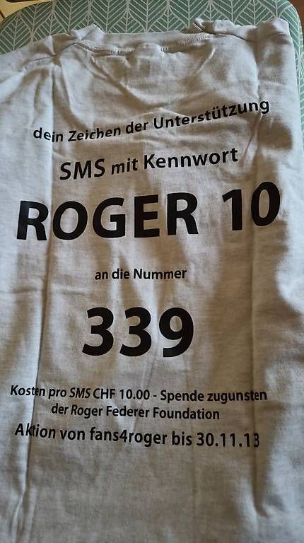 T-shirt: Federer T- Shirt – Usato da Zofingen venduto da PiaZ0102 1