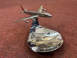 Vintage Swissair Aschenbecher Douglas DC-8