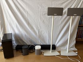 Sonos Heimkino-Set 5.1 – PLAYBAR + SUB + 2× Play:1 + 2× Play