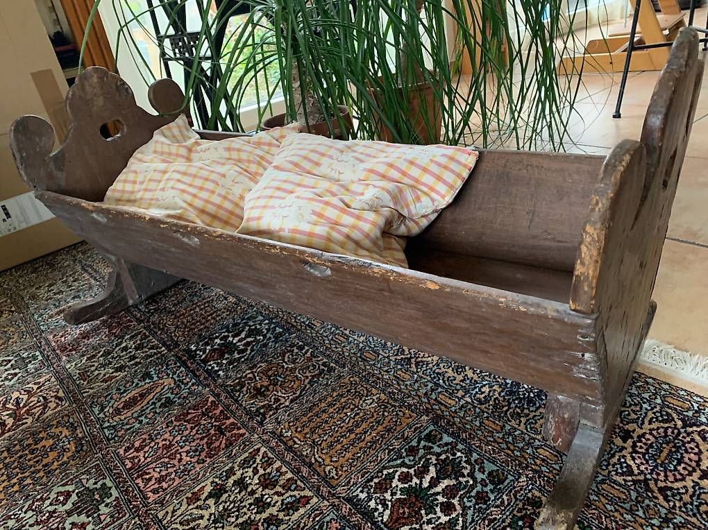 Wippen & Schaukeln: historische Babywiege – Gebraucht aus Hettlingen von FamilieSchroeder 4