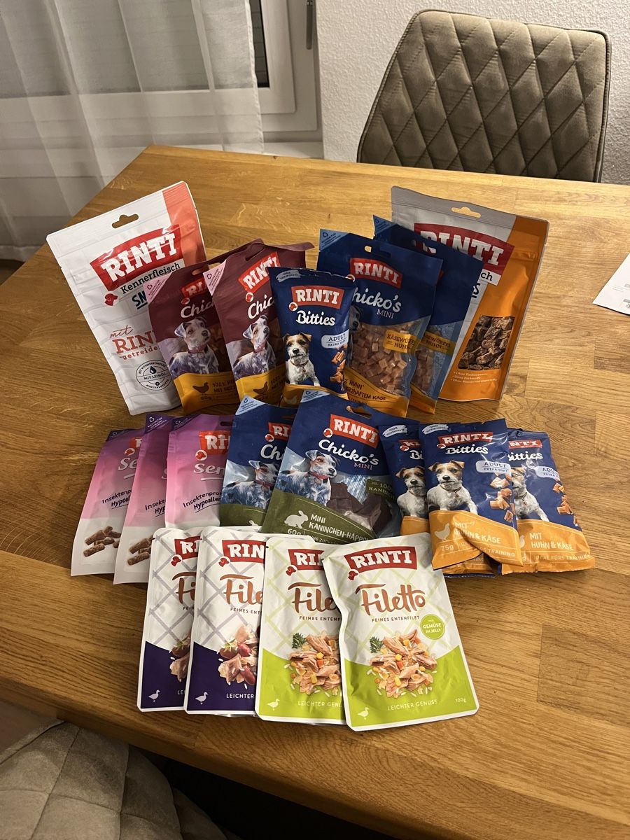 Futter: Rinti Hund diverse Snacks – Neu und originalverpackt aus Schaffhausen von isa_75rk