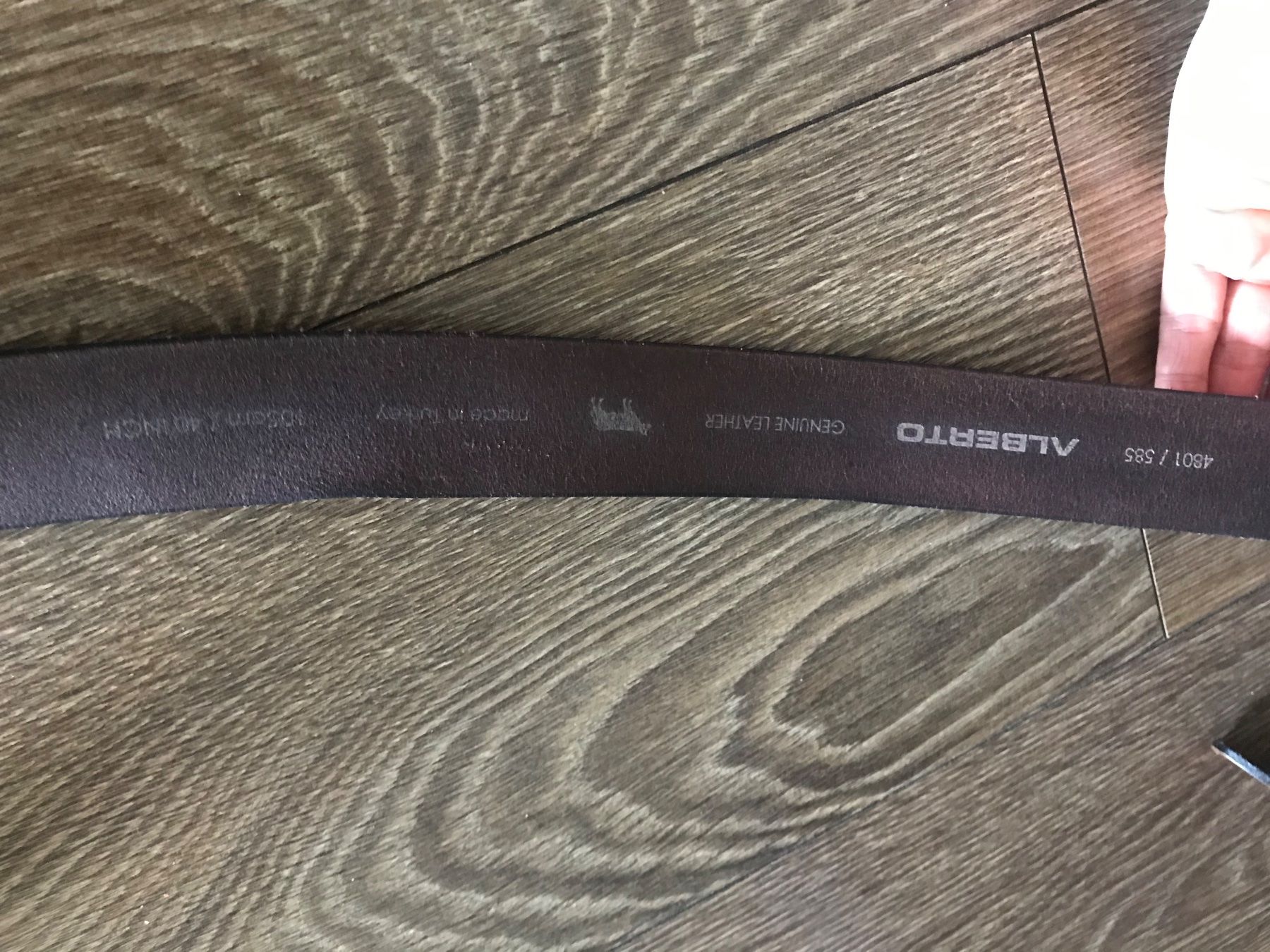 Cinture: Ceinture en cuir Alberto - 105cm – Usato da Grimisuat venduto da eliseba88 8