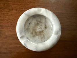 Aschenbecher Marmor rund Durchmesser 7cm guter Zustand