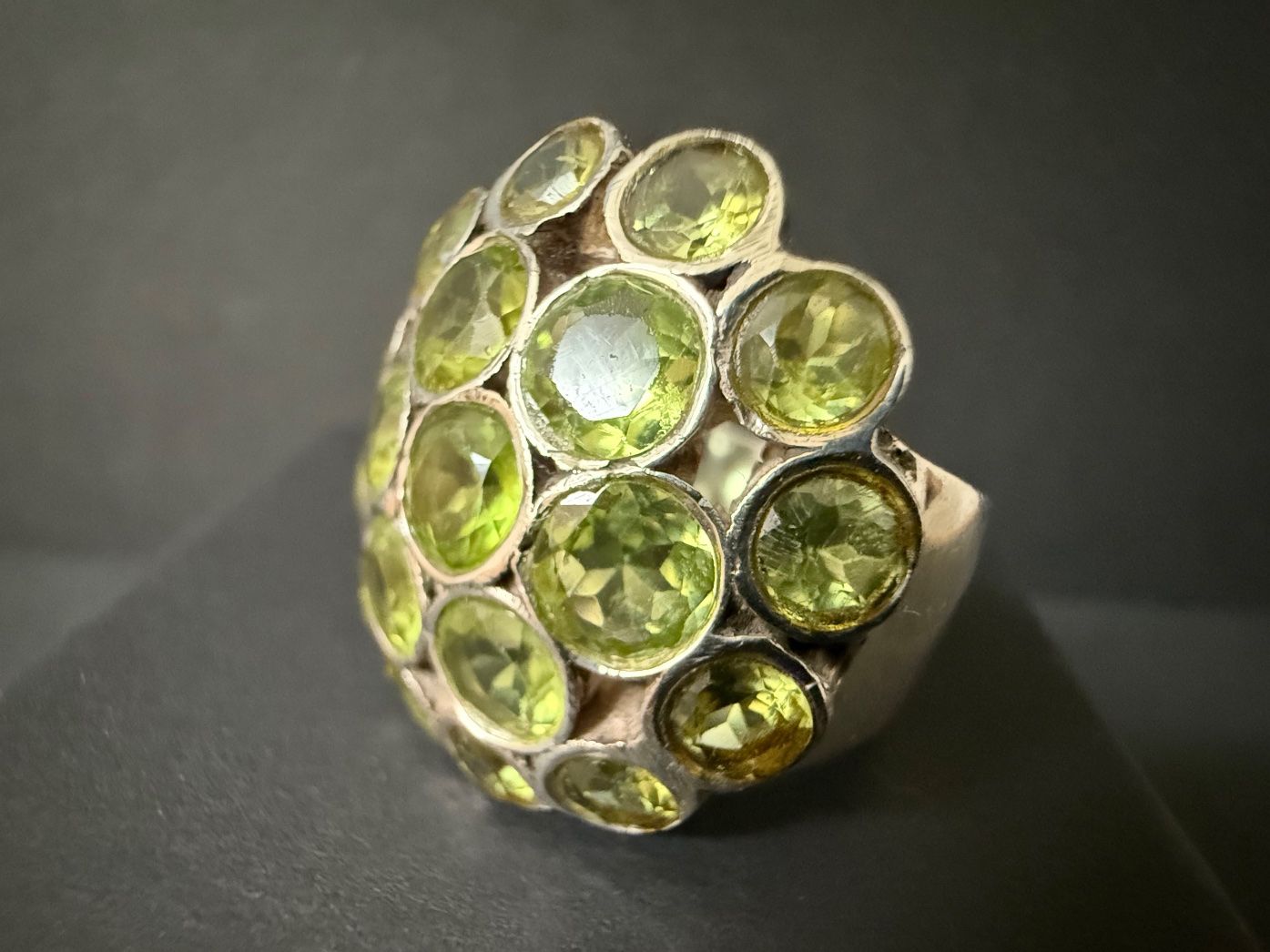 Anelli: Silber Ring mit Peridot 800 – Usato da Spiegel b. Bern venduto da Rogger72 4