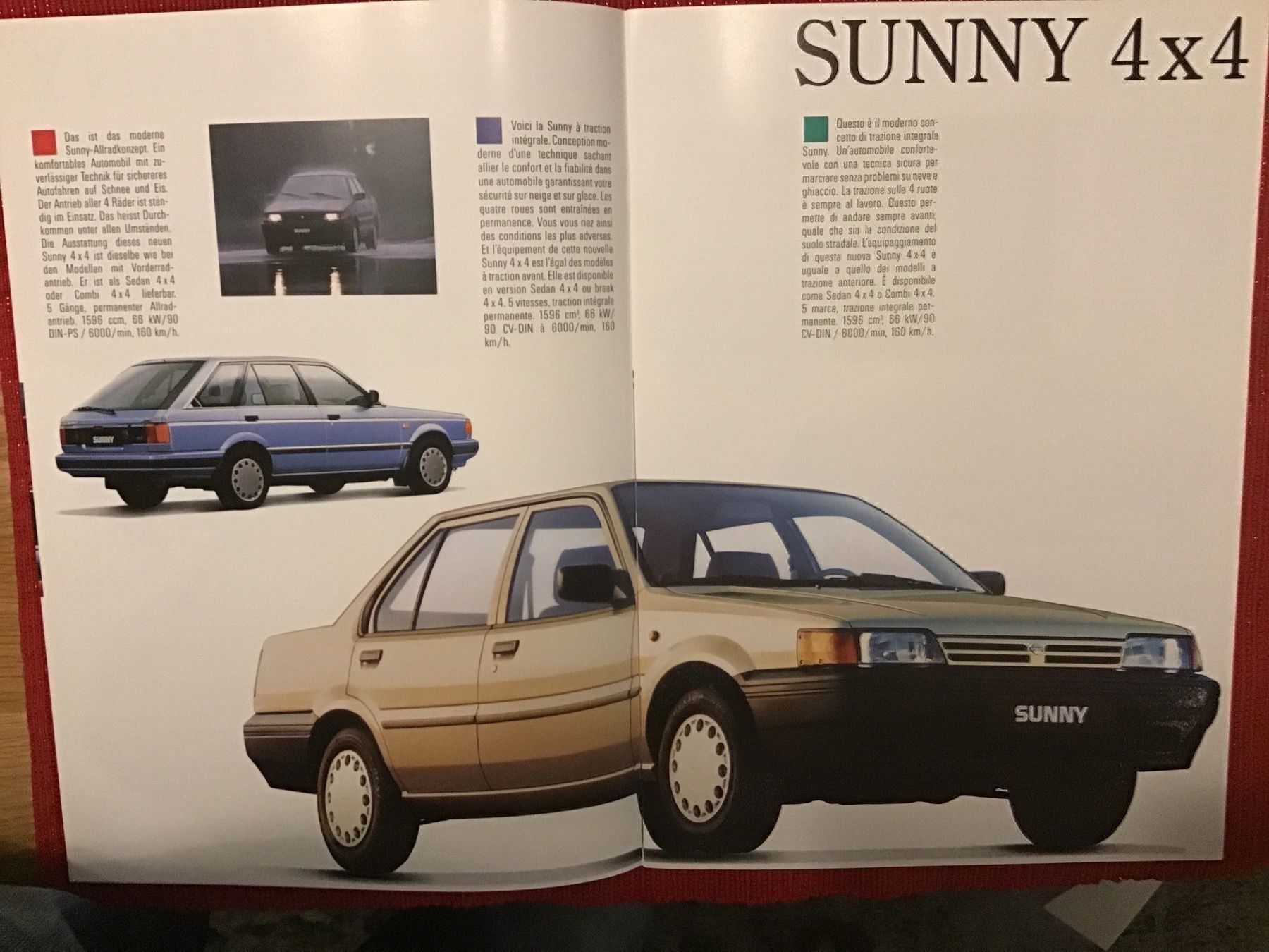 Nissan Documenti: Nissan Programm Verkaufsprospekt 1989 – Usato da Scherzingen venduto da Starseller62 2