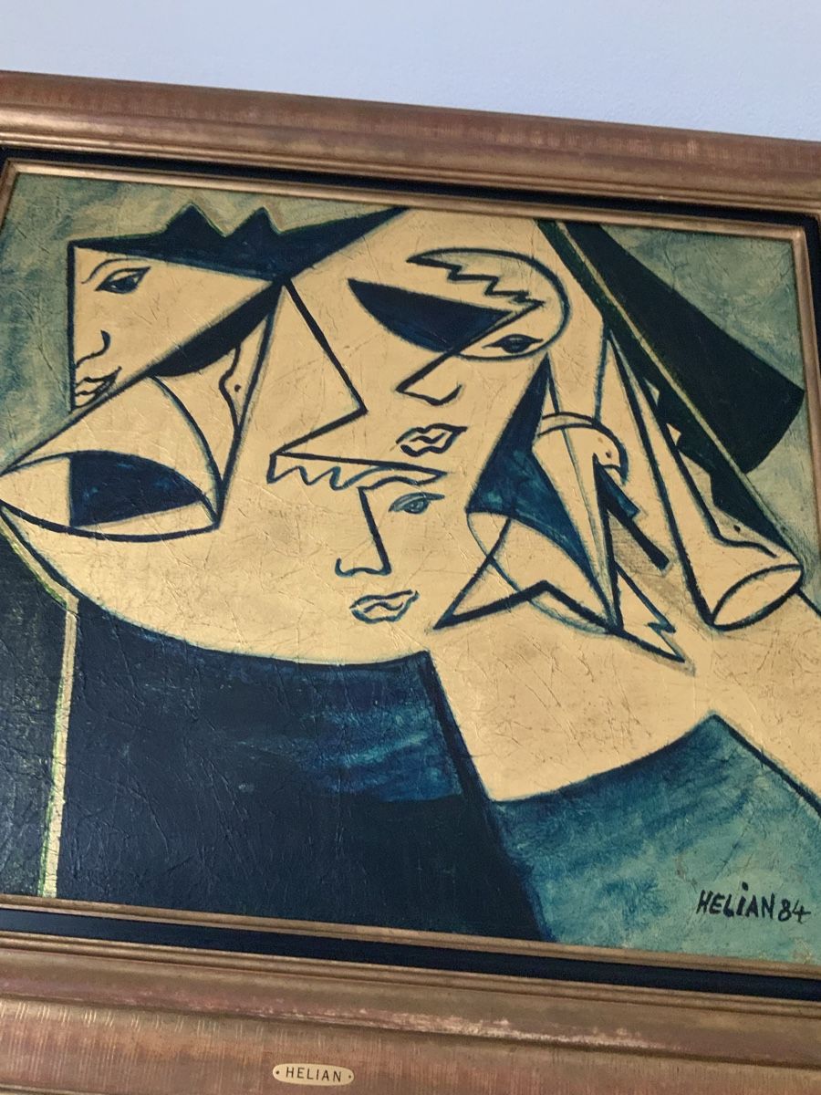 Dipinti: Dipinto HELIAN 84, "Les Trois Rois" – Usato da Basel venduto da annapepe 2
