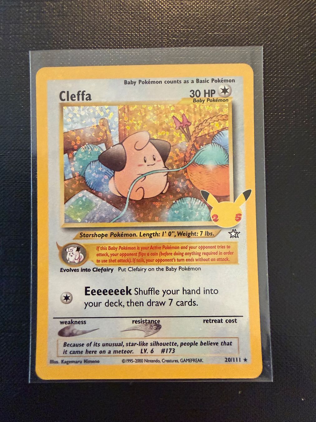 Pokémon Sammelbilder & Trading cards: Cleffa #20 CELEBRATION EN – Neu (gemäss Beschreibung) aus Savigny von Matgab94