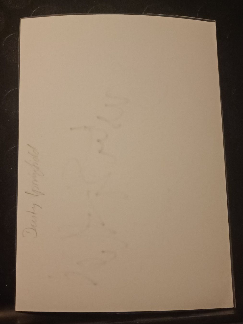 Autogramme: Dusty Springfield - handsigniert - † 1999 – Gebraucht aus Menziken von Artographs 1