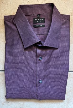 Hemd langarm Olymp No. 6 Super Slim Grösse 44 - neu