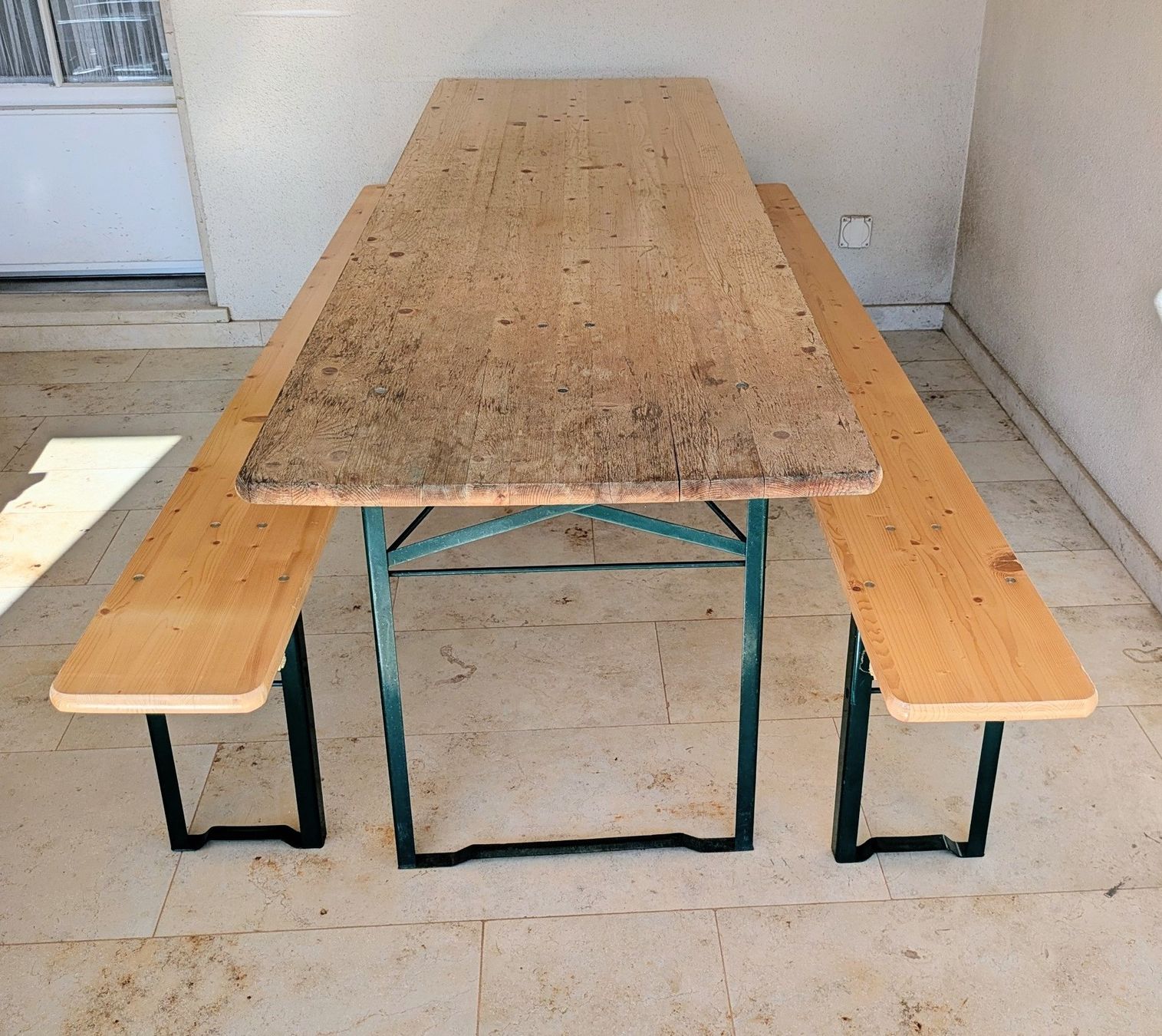 Tischset: Festbankgarnitur, Tisch + 2 Bänke – Gebraucht aus Liestal von Greg99 3