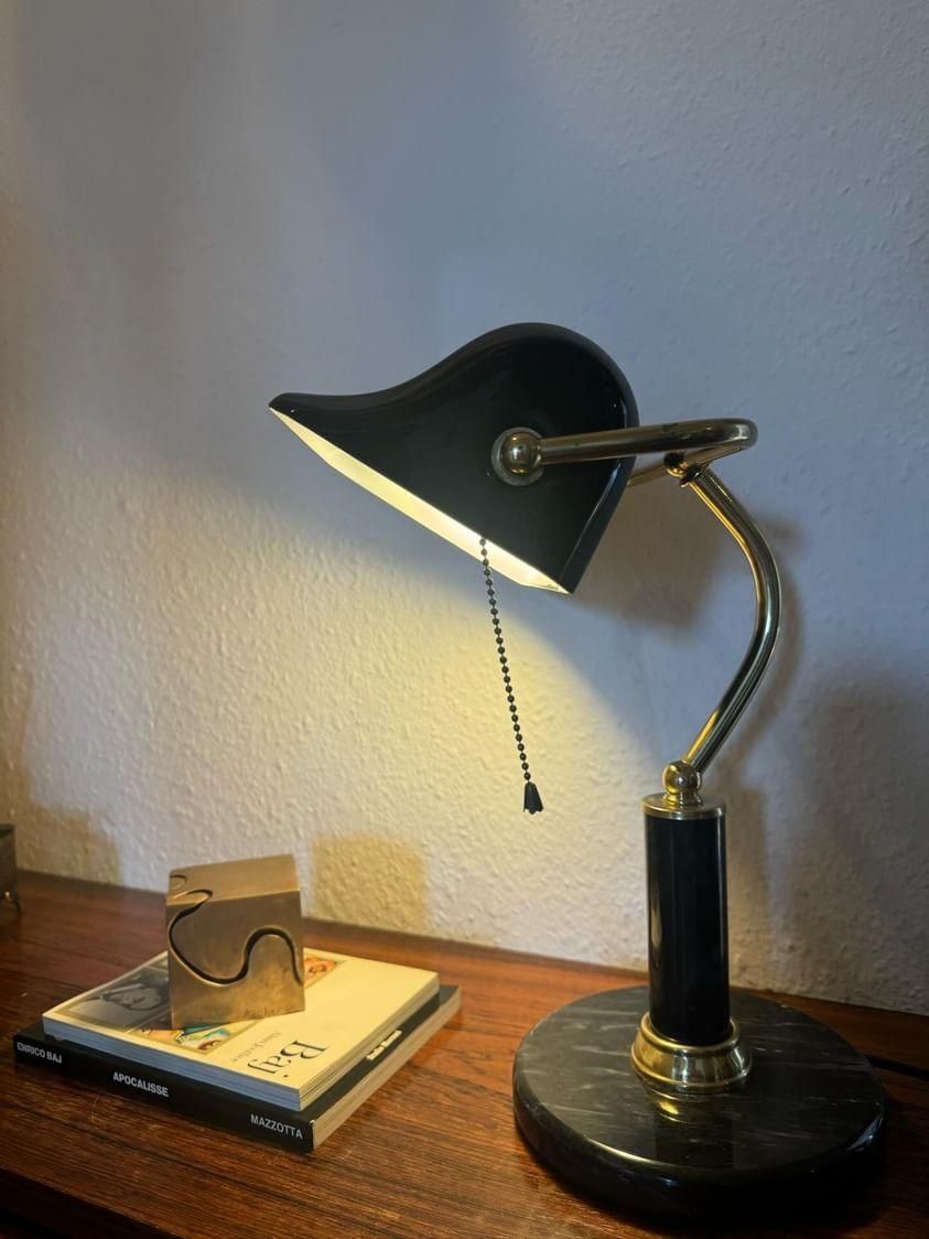Lampade: ancienne lampe banquier – Usato da Vésenaz venduto da Angela.C3 6