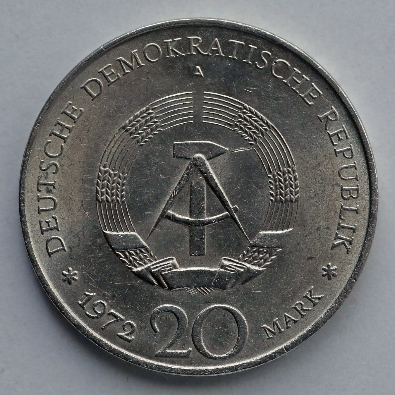 Tutti le monete: DDR 20 Mark 1972 "Wilhelm Pieck" – Usato da Wald ZH venduto da hrw_rs7b