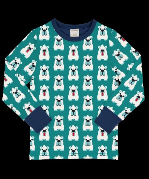 Maxomorra Maglioni & Felpe: Maxomorra LS Top Arctic Bear 110/116 – Nuovo e nell'imballaggio originale da Rotkreuz venduto da chinderkiste