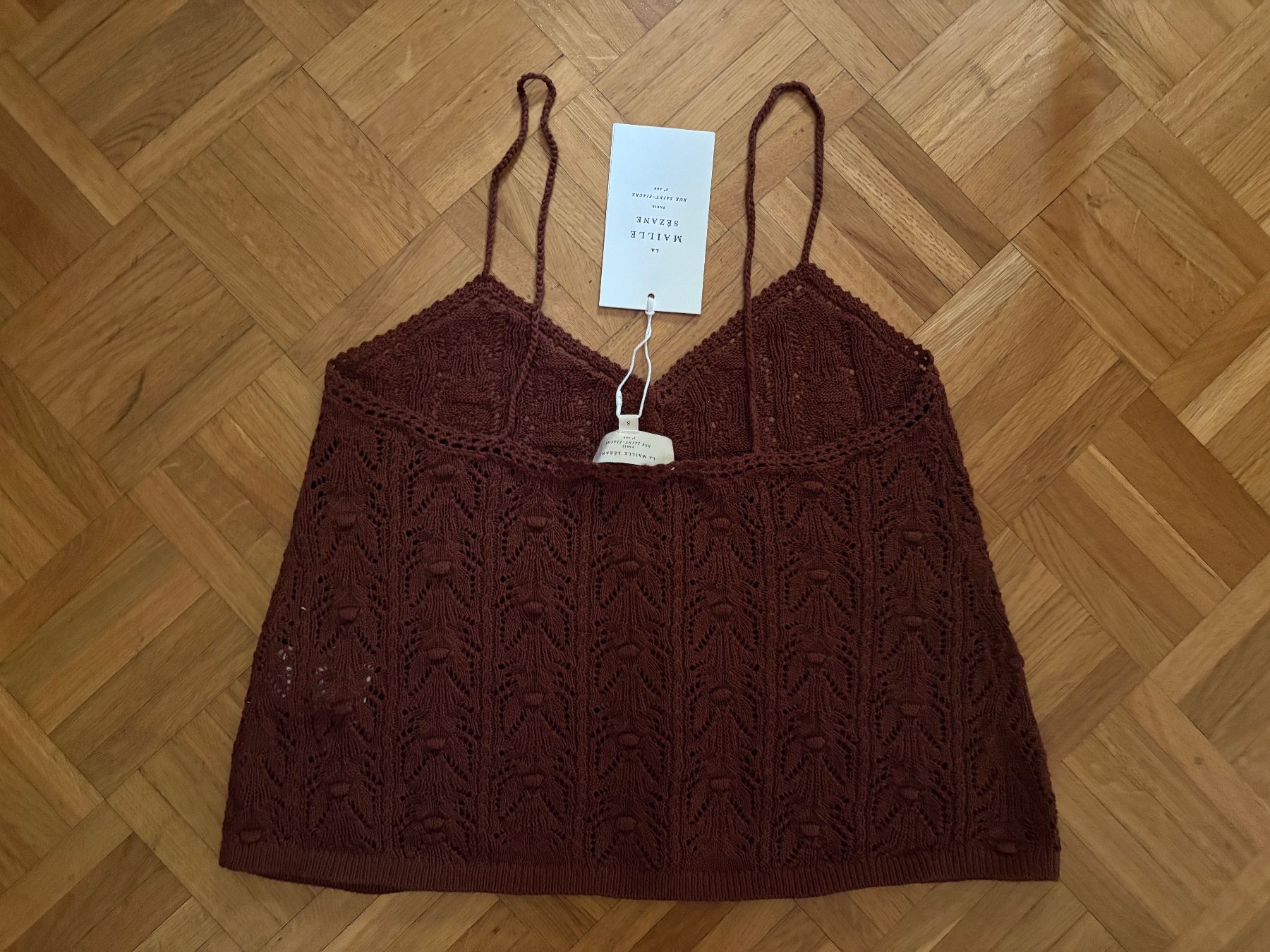 Sezane Tops: Sézane Top Brown  Gr. S – Neu und originalverpackt aus Genève von sunandwind 2