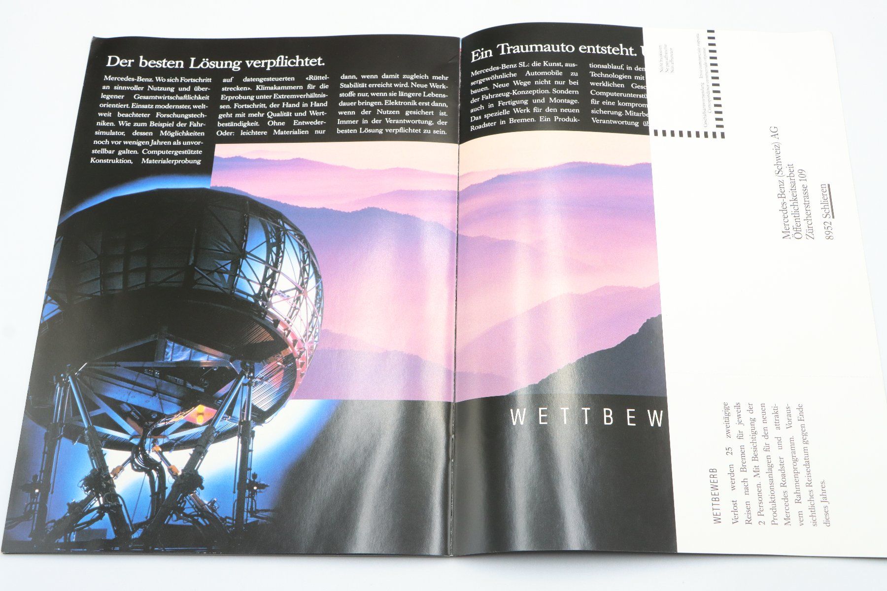 Mercedes-Benz Documents: Mercedes Modellprogramm 1989 Prospekt – D'occasion à Bühl b.Aarberg par Collectorpassions 7