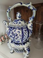 Teekanne Boch Belgien, Delfter Blau, Amsterdam, Porzellan