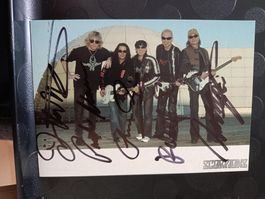 Scorpions - handsignierte alte Autogrammjarte