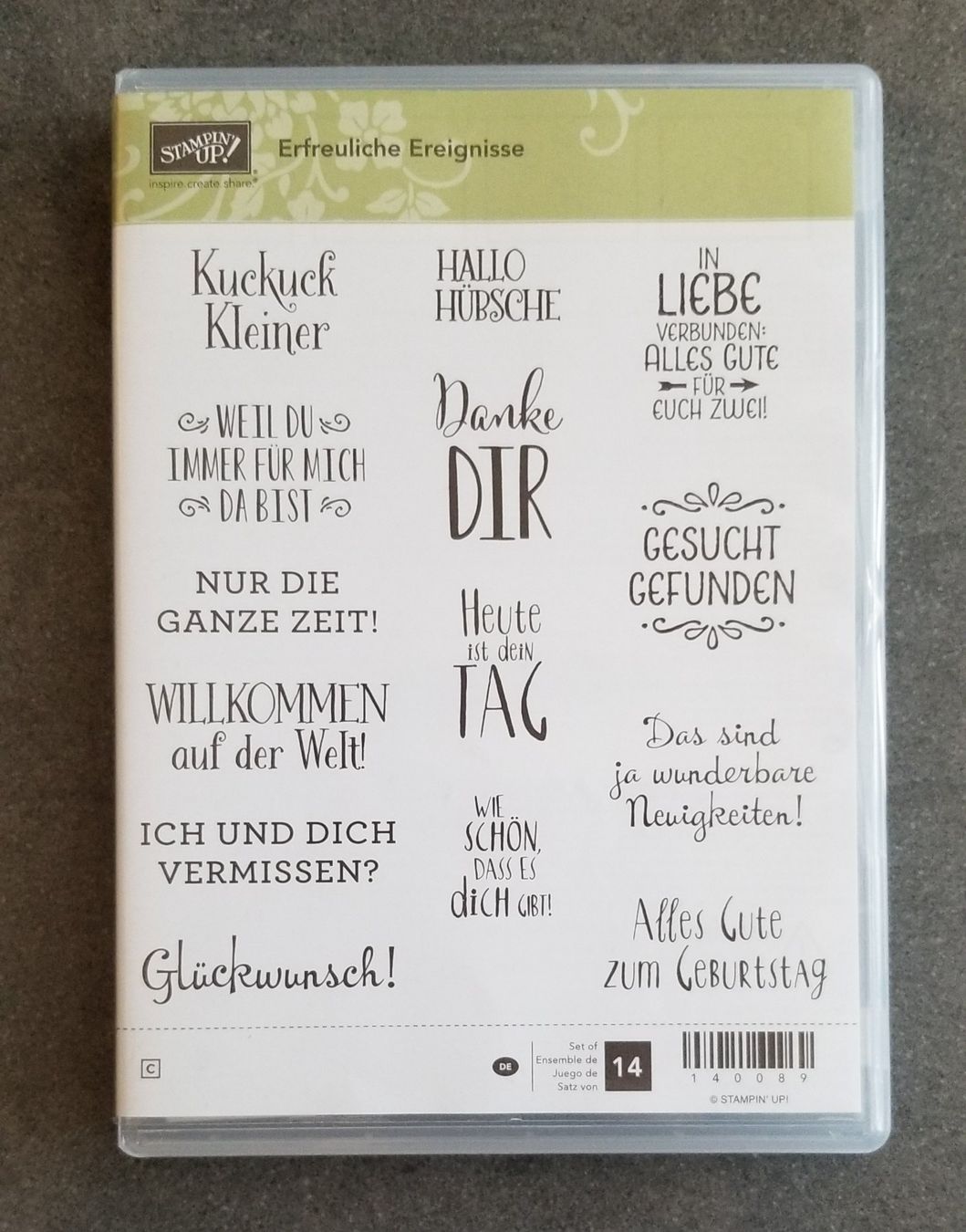 Stampin' up! Timbri: Stempelset von Stampin up "Erfreuliche Ereignisse" – Usato da Frauenkappelen venduto da evangelina78