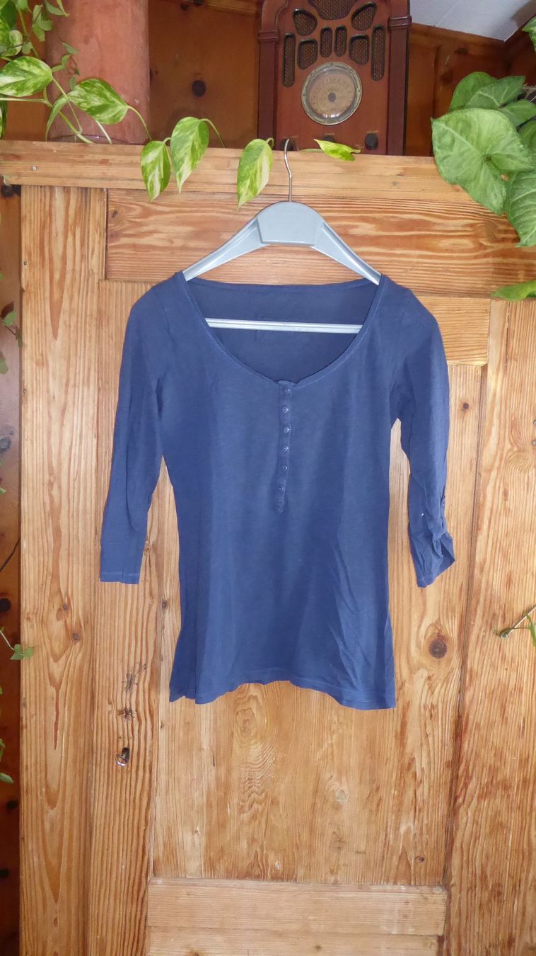 Maglioni & Felpe: Sweatshirt Gr M blau mit Knöpfen – Usato da Sargans venduto da Benziner 1